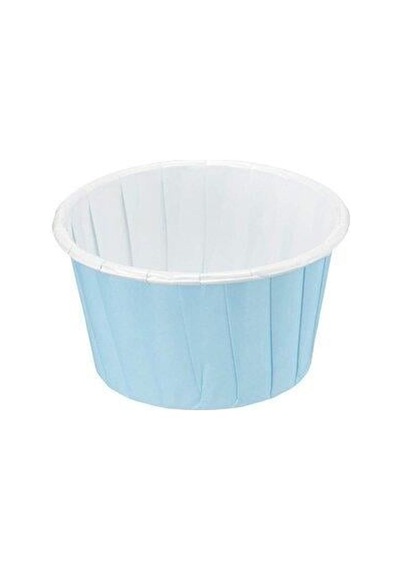 Karton Mavi Cupcake Kapsülü 50'li - Kek Ve Cupcake Sunum Kapsülü Diğer