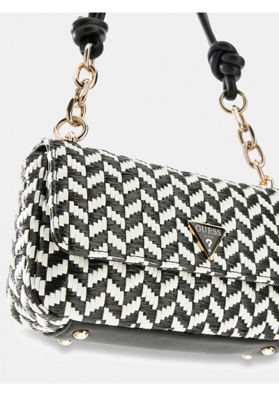 Guess Tessi Kapaklı Kadın Siyah Omuz Çantası Hwwg7691190-bml