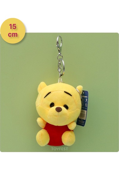 Winnie The Pooh Peluş Ayı Anahtarlık Çanta Aksesuarı - 15 Cm
