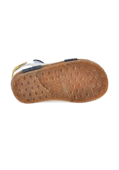 Kiko Kids Erkek Çocuk Sandalet Şb 23502508-5816 Lacivert Sarı Gri 001