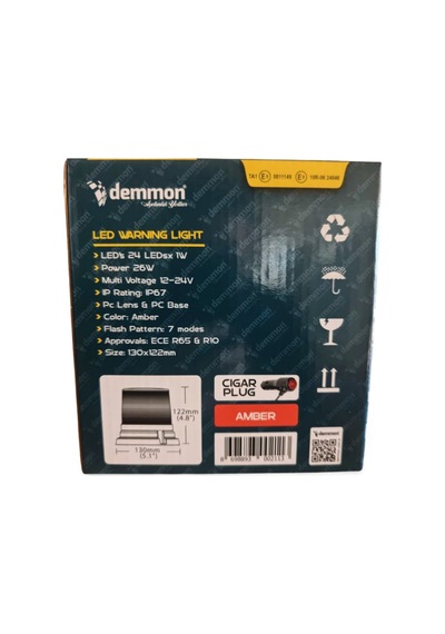 Dm-889by Mıknatıslı Çakar Lamba 12v 24v Çakmaklı Led Tepe İkaz Lambası