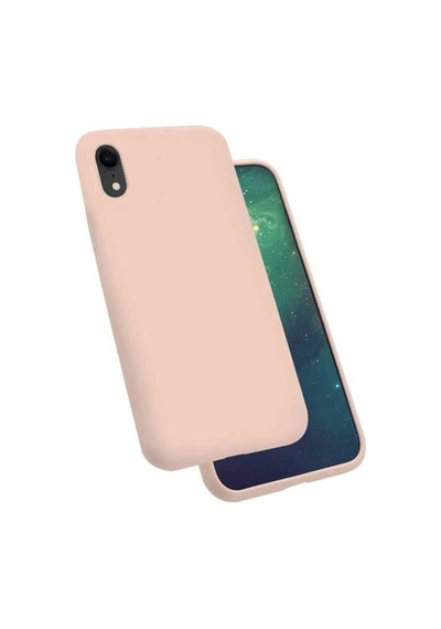 Apple Uyumlu iPhone Xr 6.1 Kılıf Zore Silk Silikon Pembe