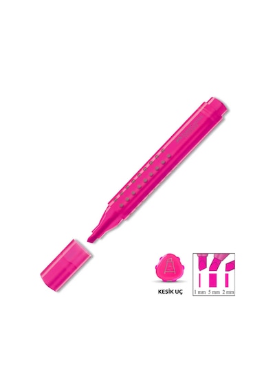 Faber-Castell Grip Fosforlu Kalem 1543 Pembe