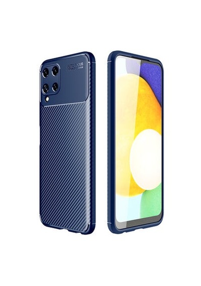 Nihcase Samsung Uyumlu Galaxy M22 Kılıf Texture Negro Silikon Kapak