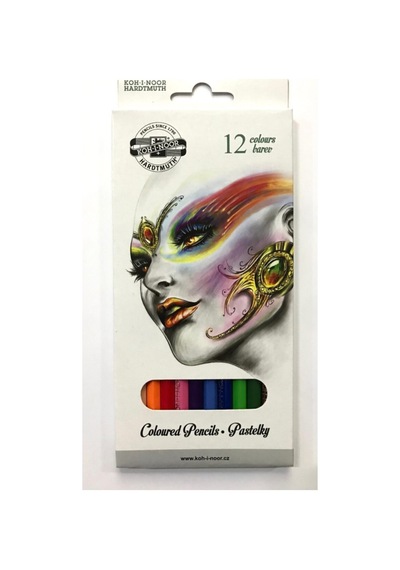 Koh-ı-noor 3552 Kuru Boya 12'li Tam Boy No Color