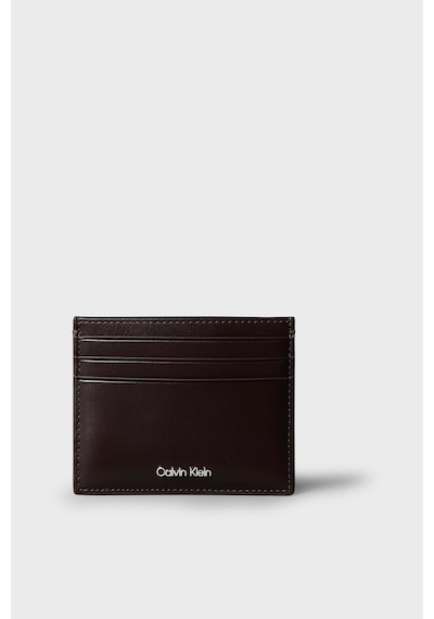 Calvin Klein % 100 Deri Logolu Cüzdan Lv04d1230gyg1 Erkek Cüzdan Lv04d1230g Yg1 Kahve
