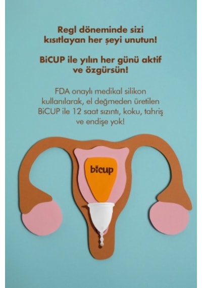 Bicup Regl Kabı Medium + Saklama Kesesi + Sterilizasyon Kutusu