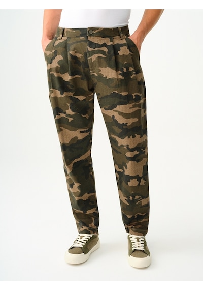 Relax Fit Erkek Pantolon Haki