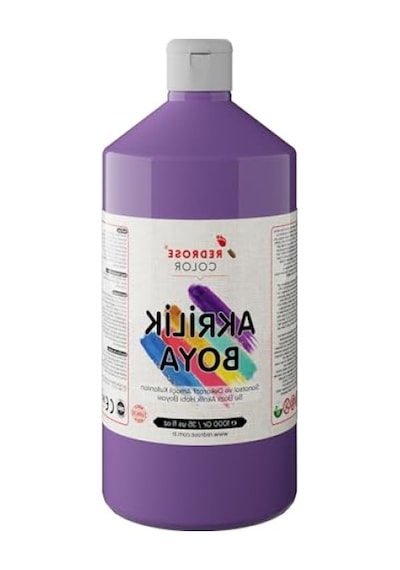 Lila Renk Akrilik Boya 1000 Gr 0,15 L