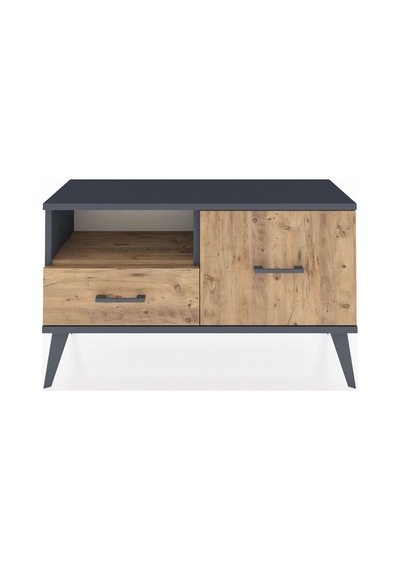 Arges Şifonyer Tek Raflı 2 Çekmeceli 88x30x48 Antrasit-çam Çam Arges Şifonyer Tek Raflı 2 Çekmeceli 88x30x48 Antrasit-çam Çam