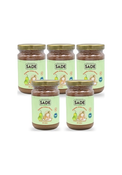 Sade Organik Armut Püresi 100 Gr. 5 Li
