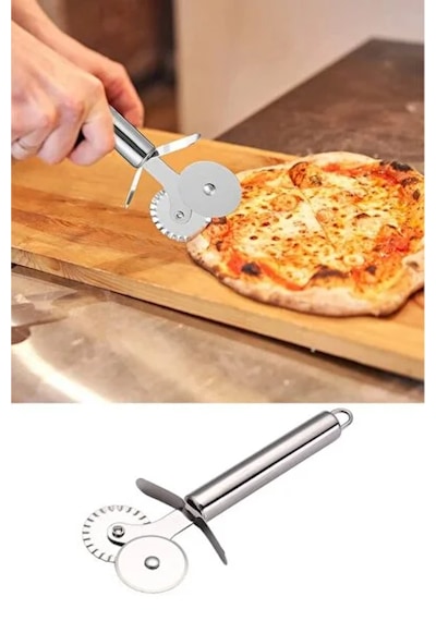 Lüx 3'lü Set Patates Ezici, Pizza Hamur Kesici, Julyen Sebze Meyve Soyacağı