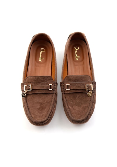 Bambi Kahve Kadın Loafer Ayakkabı K01309000772 Kahve