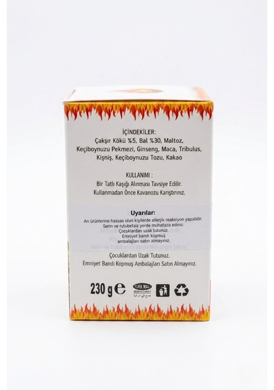 Çakşır Macunu 230 Gr Ballı Bitkisel Macun Ginseng Maca Tribulus İçerikli - 892985253