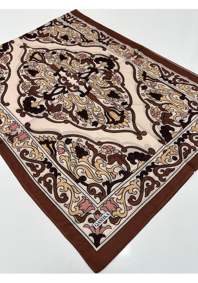 Qashka Soft Pamuklu Şal Etro Desen Lbd0706-41253 Çok Renkli