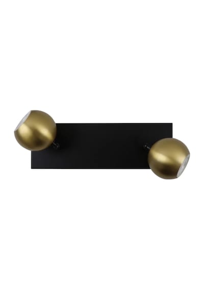 Mylights Gu10 Tasarruflu Led 3 Lü Metal Gövde Gold Hareketli Başlık Spot Tavan Avize Tasarruflu Ampul Dahil Siyah