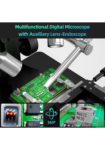 Andonstar Ad269s 5 Lens + Endoscope Hdmı Uhd 2160p Dijital Mikroskop