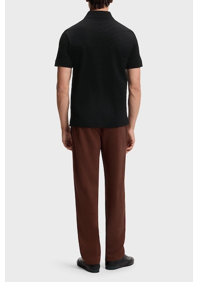 Boss % 100 Pamuk Regular Fit Düğmeli Polo Erkek Polo 50565174 001 Siyah