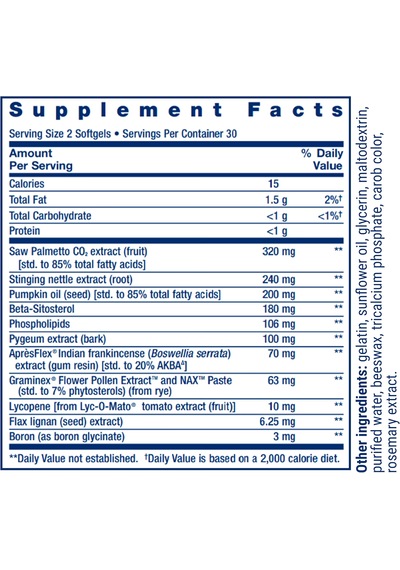 Life Extension Ultra Pros.tate Formula 60 Softgels Usa Menşeii Dmmedicineden Aromasız