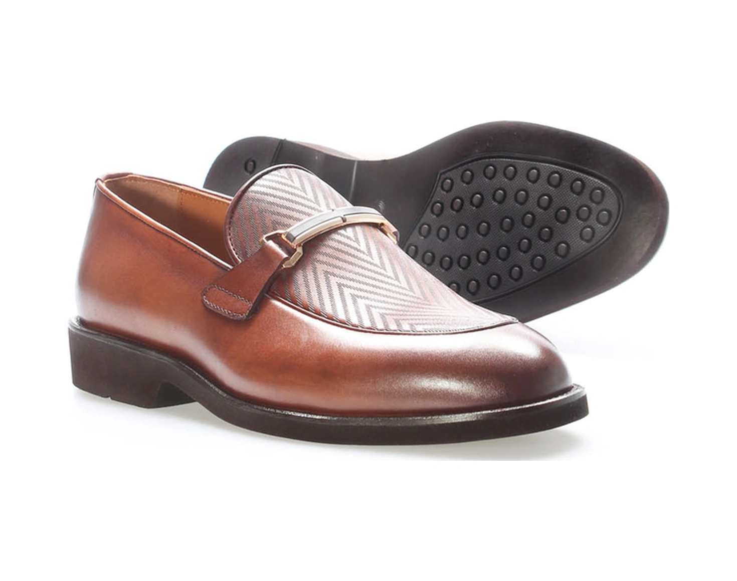 Fast Step Hakiki Deri Erkek Klasik Ayakkabı 778ma24-441bs Taba