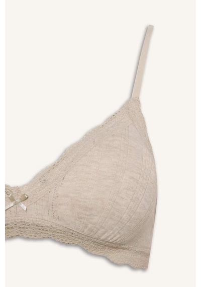 Defacto Dantel Detaylı Çıkarılabilir Pedli Balensiz Bralet G7762ax26spbn503 Kahve-bn503