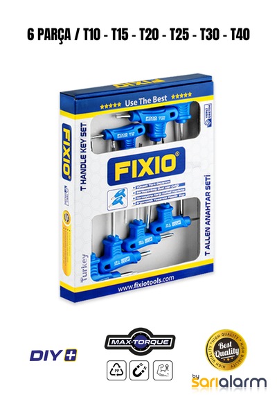 Fixio T Torx Anahtar Seti 6 Parça