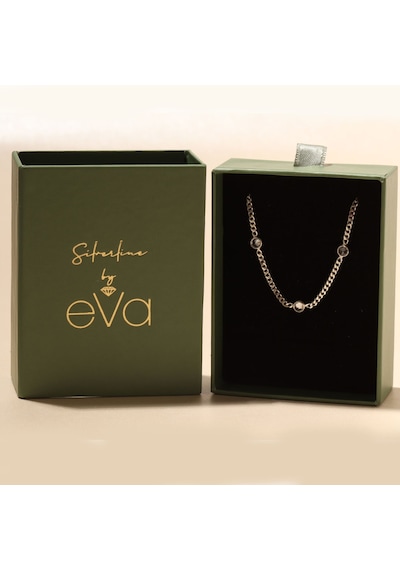 Beş Taşlı Bileklik 718512 Silver