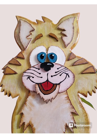 İzwoodcraft Sevi Mli Kedim Çocuk Ve Bebek Odası Kitaplık Ve Oyuncak Sepeti Sarı