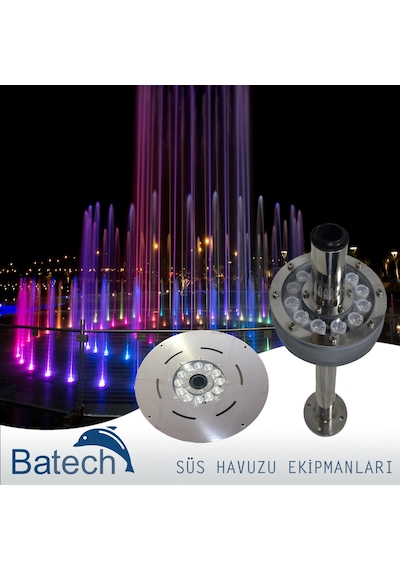 Batech Fıskiye Tip Yer Armatürü Simit Lamba