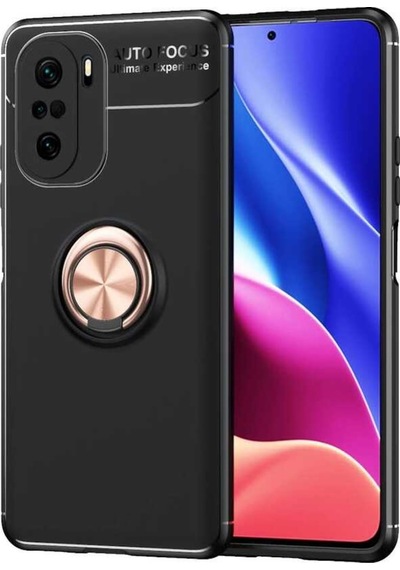 Xiaomi Mi 11I Kılıf Zore Ravel Yüzüklü Silikon Kılıf