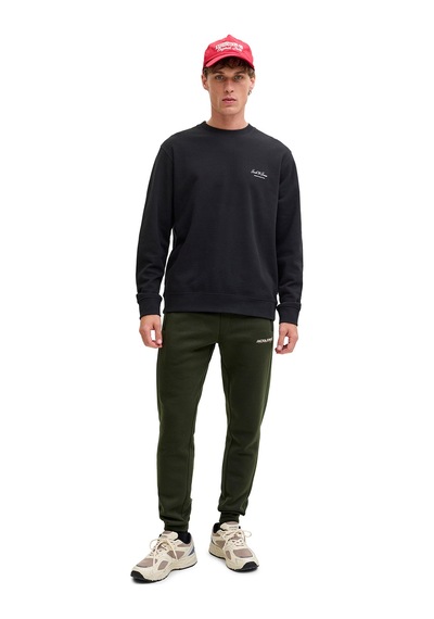 Jack & Jones Jjearchıve Graphıc Sweat Siyah Erkek Sweatshirt 000000000102690865