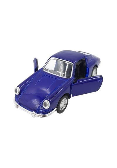Nostaljik Klasik Metal Çek Bırak Araba Mavi Kapılar Açılır 1/36 Ölçek Mod:4 Diğer