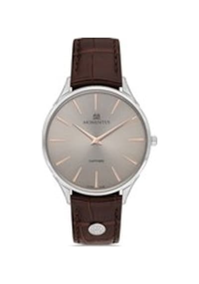 Em349s-05kr Momentus Men's Elegance Kol Saati 38 Mm / Kahverengi Gri
