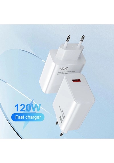 120 Watt Turbo Hızlı Şarz Aleti Adaptör Ve Kablo Seti Type-c Vivo V29 Lite 5g Uyumlu