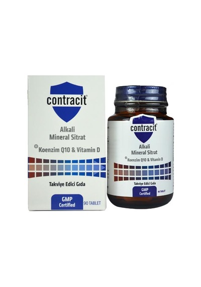 Contracit 90 Tablet - Gıda Besin Takviyesi Koenzim Q10Vitamin D