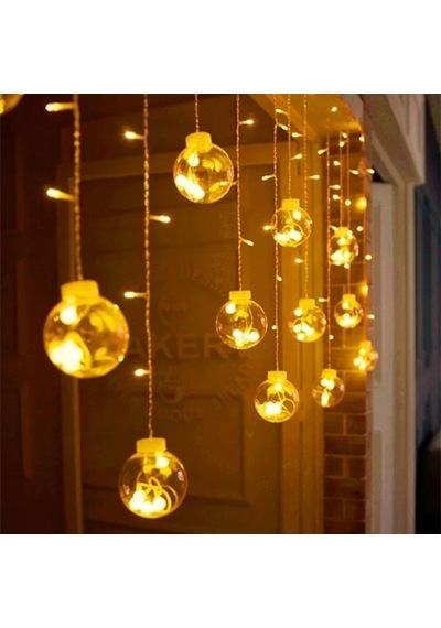 Gün Işığı Salkım Led Işık Büyük Top Salkım Işık Top Led Işık Yılbaşı Işığı Yılbaşı Süsleme Işığı Gün Işığı