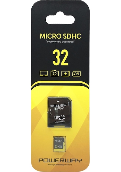 Powerway 32 GB MicroSD Hafıza  Kartı
