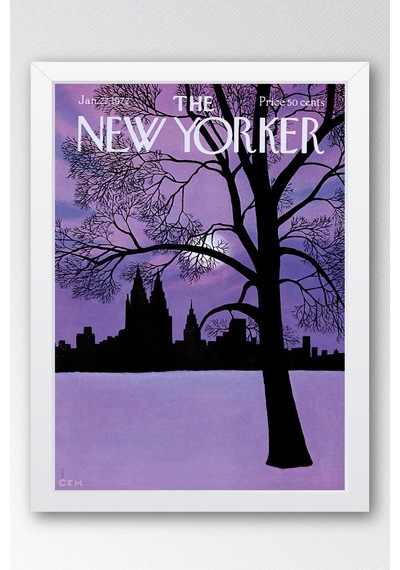 The New Yorker Çerçeveli Tablo January 22 1972