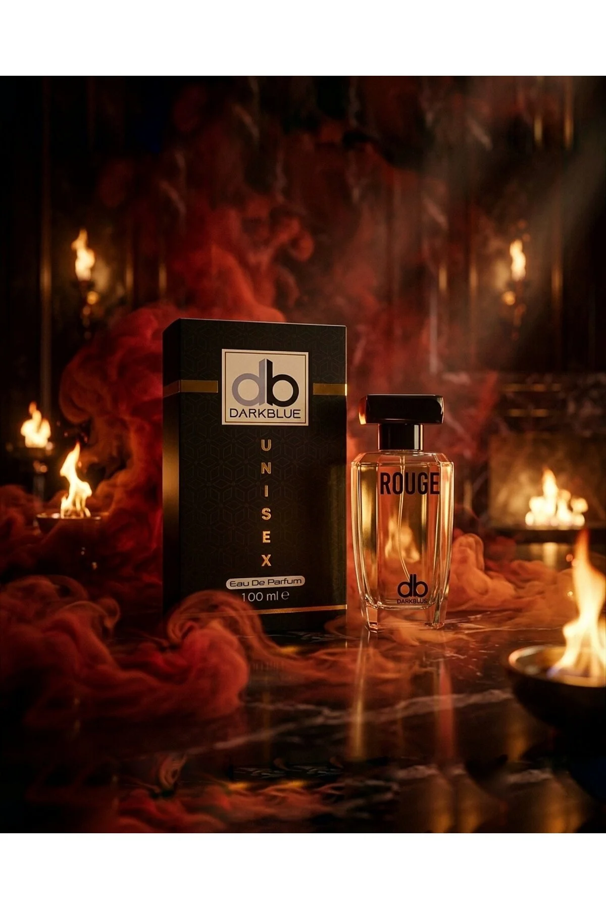 Rouge 100ml Kalıcı Etkili Unisex Parfüm Amber - Şekerli