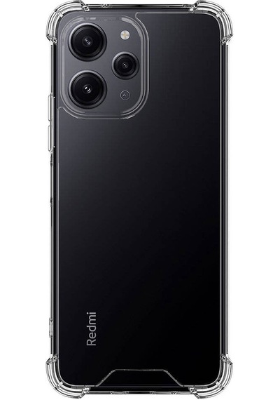 Xiaomi Redmi 12 Kılıf Nitro Anti Shock Darbe Emici Köşe Korumalı Şeffaf Silikon Kapak