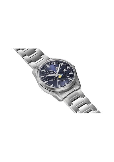 Orient Sun&moon Ra-ak0315l30b Kurmalı Otomatik Çelik Gri Lacivert Kadran 42 Mm Erkek Kol Saati