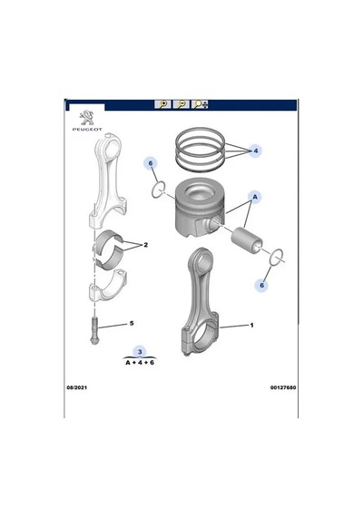 4 Piston Takimi Peugeot 1675873980