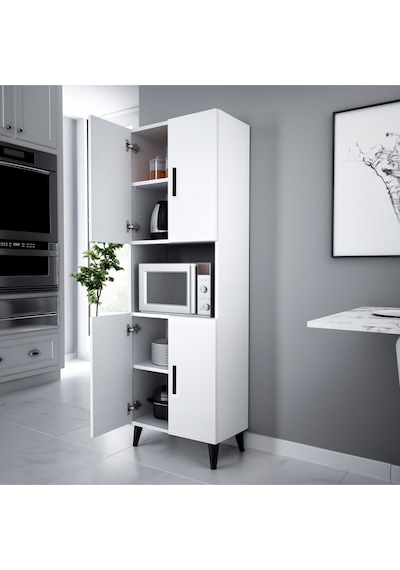 Alesta Life 4 Kapaklı Bölmeli Çok Amaçlı Dolap