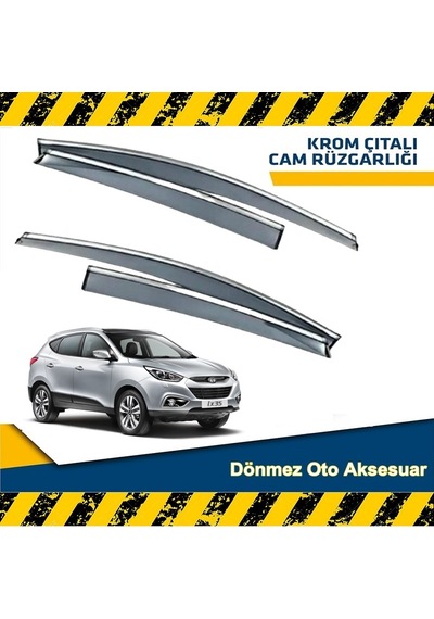 Hyundai Ix35 Mügen Cam Rüzgarlığı Nikelajlı 2010-2015 Arası 4 Lü N11.10026