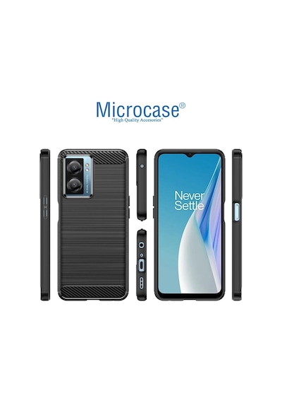 Microcase Oneplus Nord N20 Se Brushed Carbon Fiber Silikon Kilif 559448933
