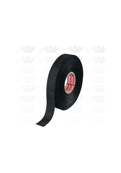 Tesa 51609 Polyester Tüylü Bez Bant Siyah 15M x 19Mm