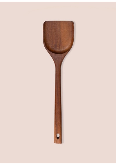 The Mia Natura Akasya Spatula 34x9 Cm Kahverengi
