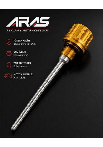 Aras Reklam Ve Moto Aksesuar Cg Motosiklet Yağ Çubuğu