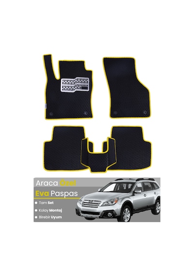 Subaru Forester 3 2008-2013 Uyumlu Eva Paspas Tam Set Oto Paspas,araca Özel,kolay Montaj 523