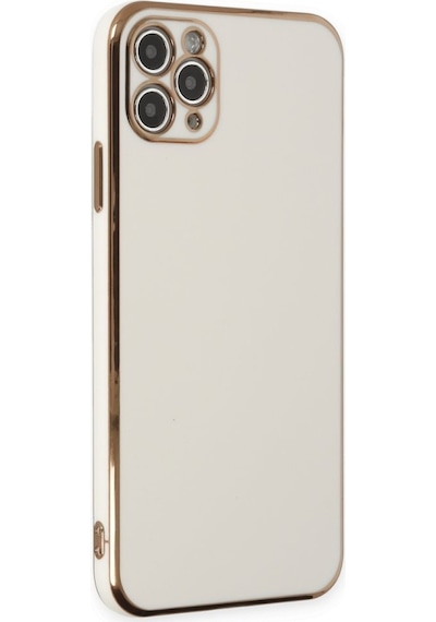 Apple Uyumlu iPhone 11 Pro Max Kılıf Luxury Seri Kamera Korumalı Silikon Kapak
